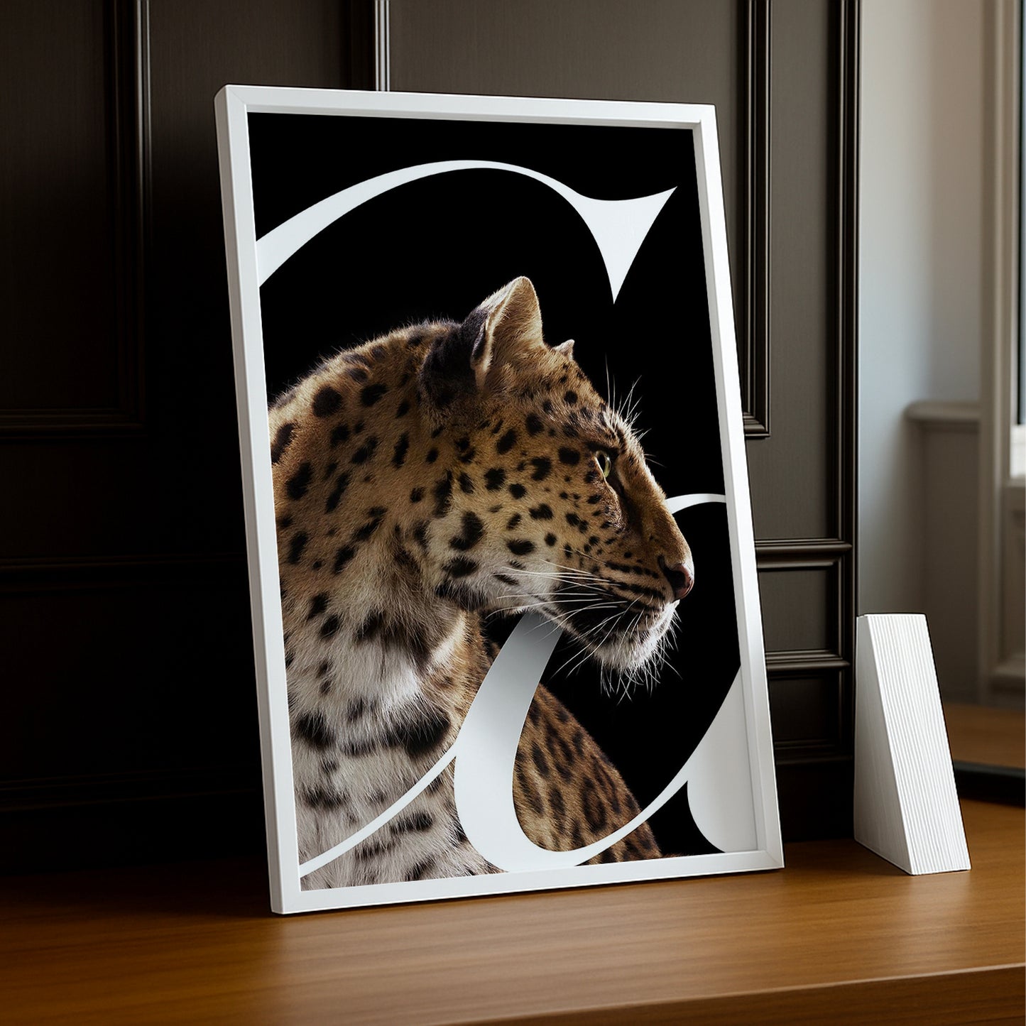 Cadre photo Cartier - "C" Panthère