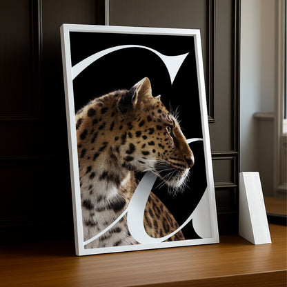 Cadre photo Cartier - "C" Panthère