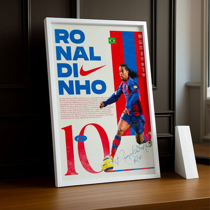 Cadre Photo Footballeur - Ronaldinho