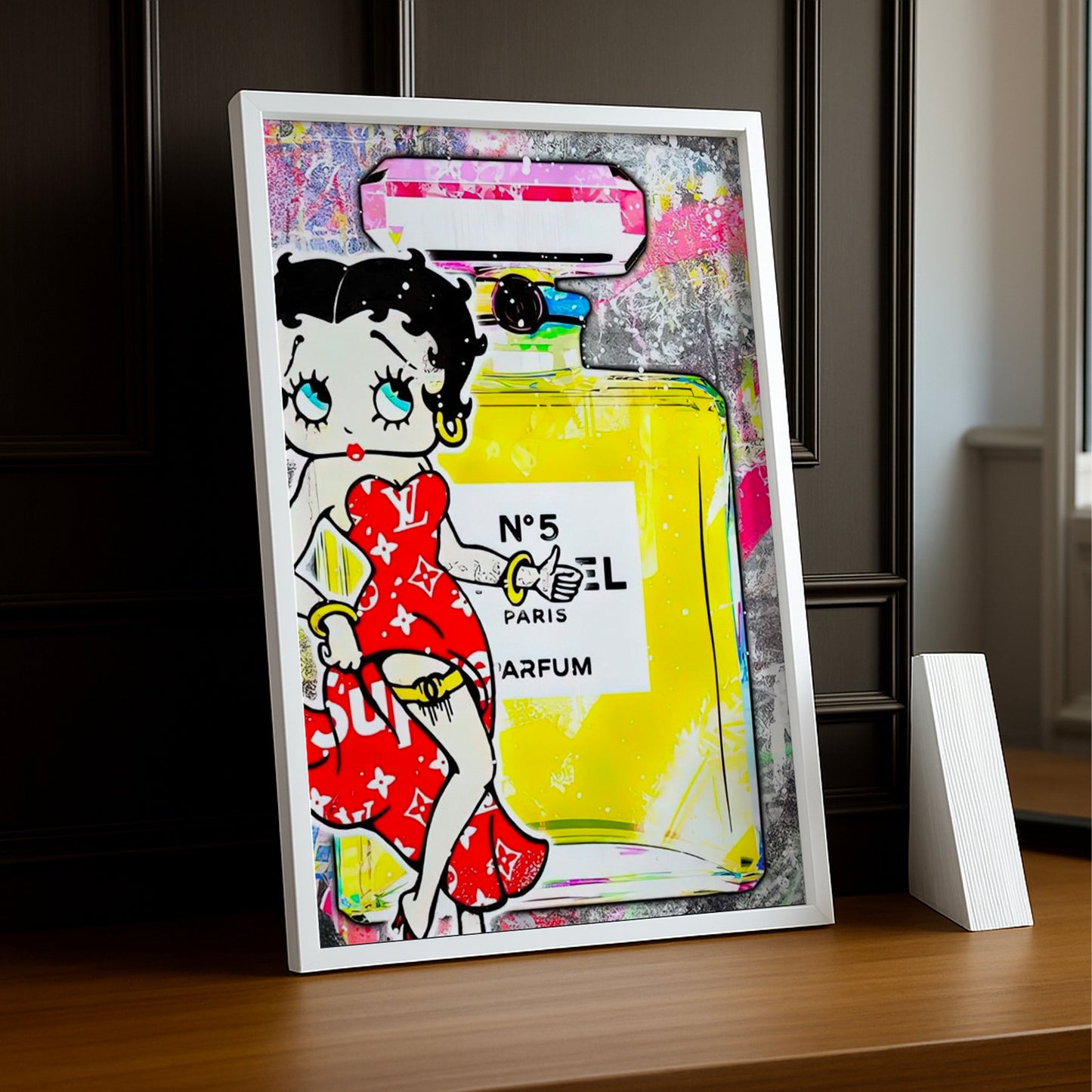 Poster Photo Chanel - Graffiti