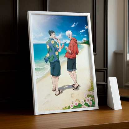 Cadre Photo Jujutsu Kaisen - Plage