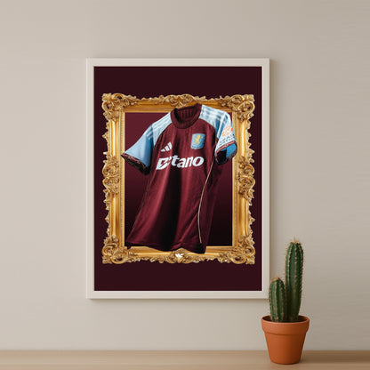 Cadre photo - Maillot Aston Villa Domicile 25-26