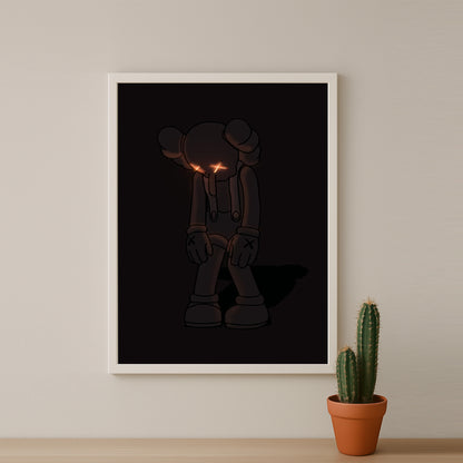 Cadre photo Kaws - Dark Companion