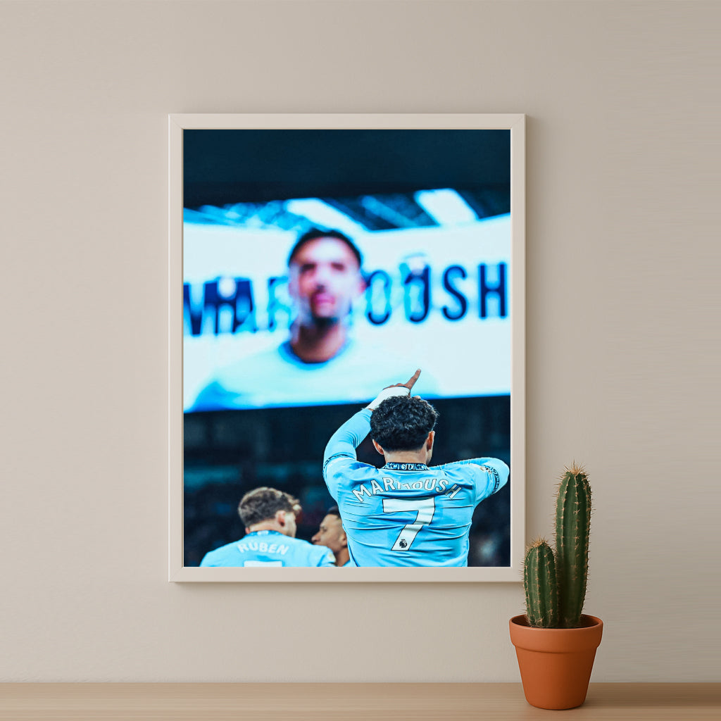 Poster Manchester City - Omar Marmoush