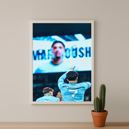 Poster Manchester City - Omar Marmoush