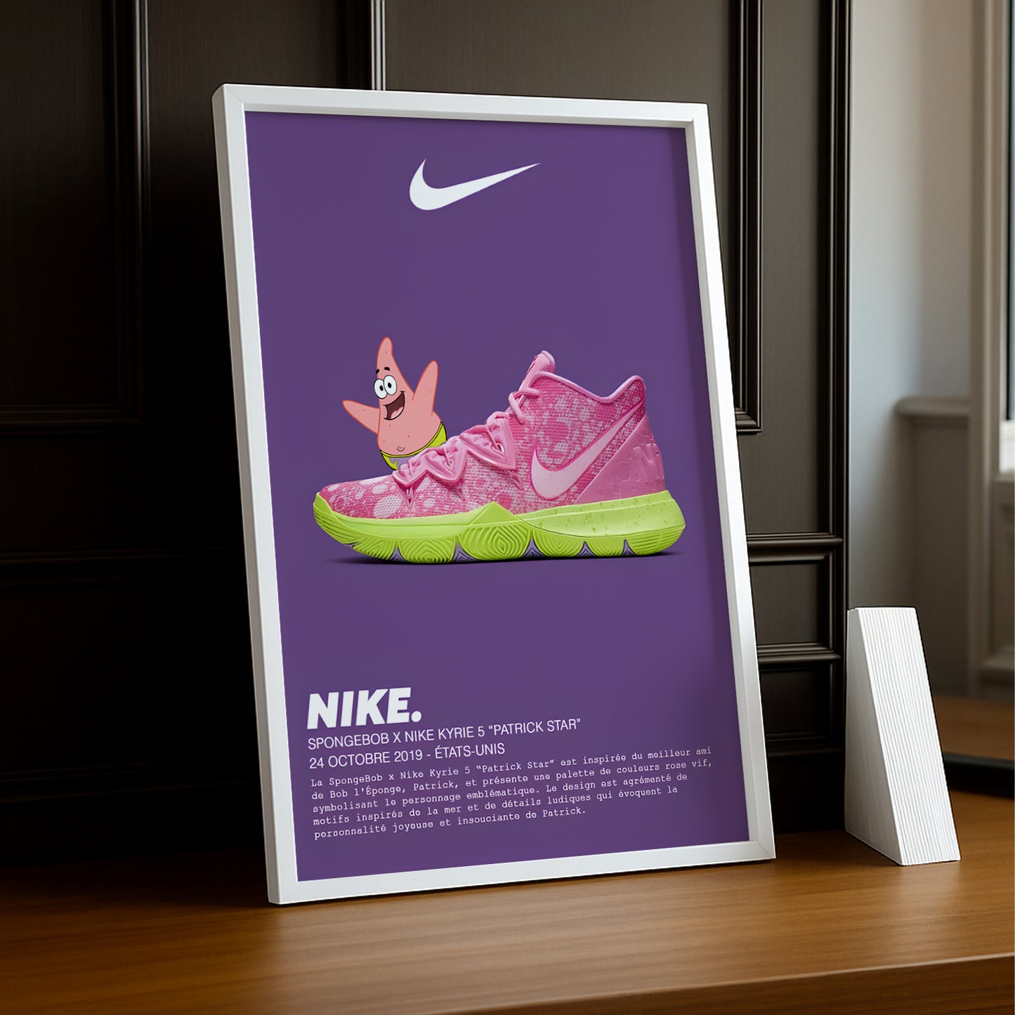 Spongebob x Nike Kyrie 5 Patrick Star Fotorahmen 