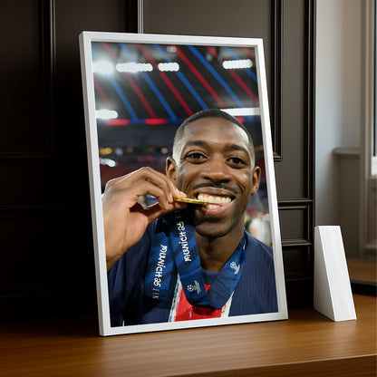 Cadre photo Paris Saint-Germain Ousmane Dembélé