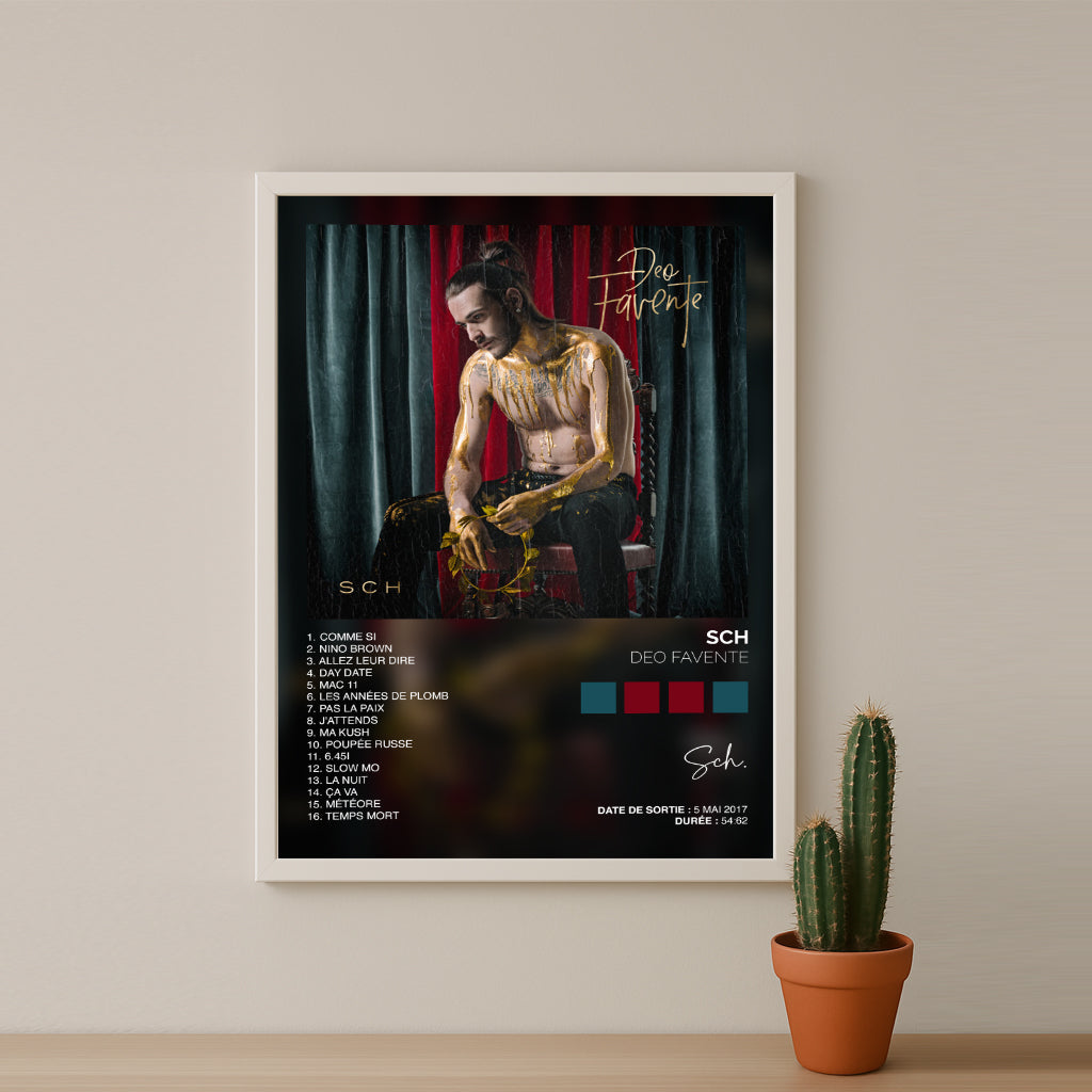 Poster SCH - Album Deo Favente