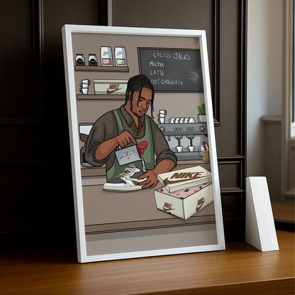 Poster Nike Travis Scott Draw
