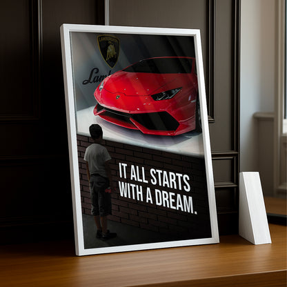 Cadre Photo Motivation - Lamborghini