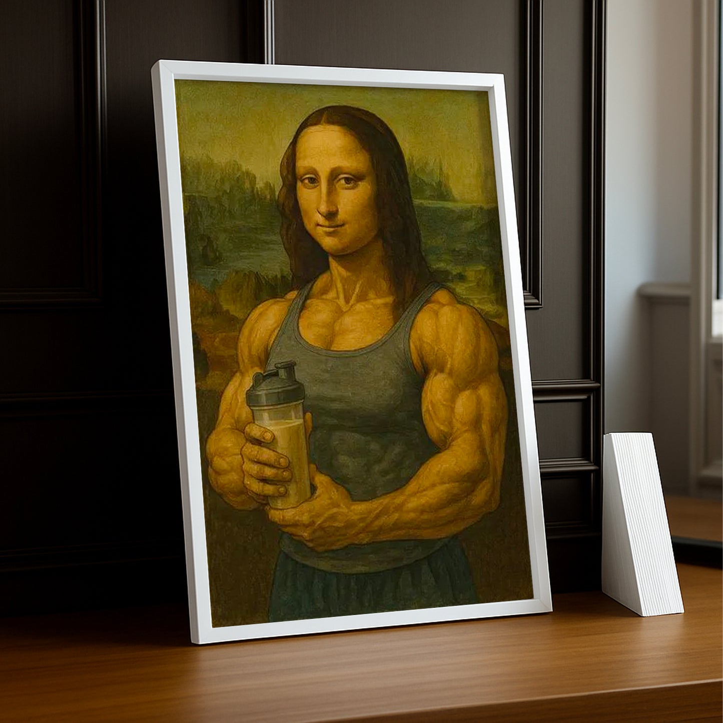 Cadre Photo Musculation - La Joconde Go Muscu