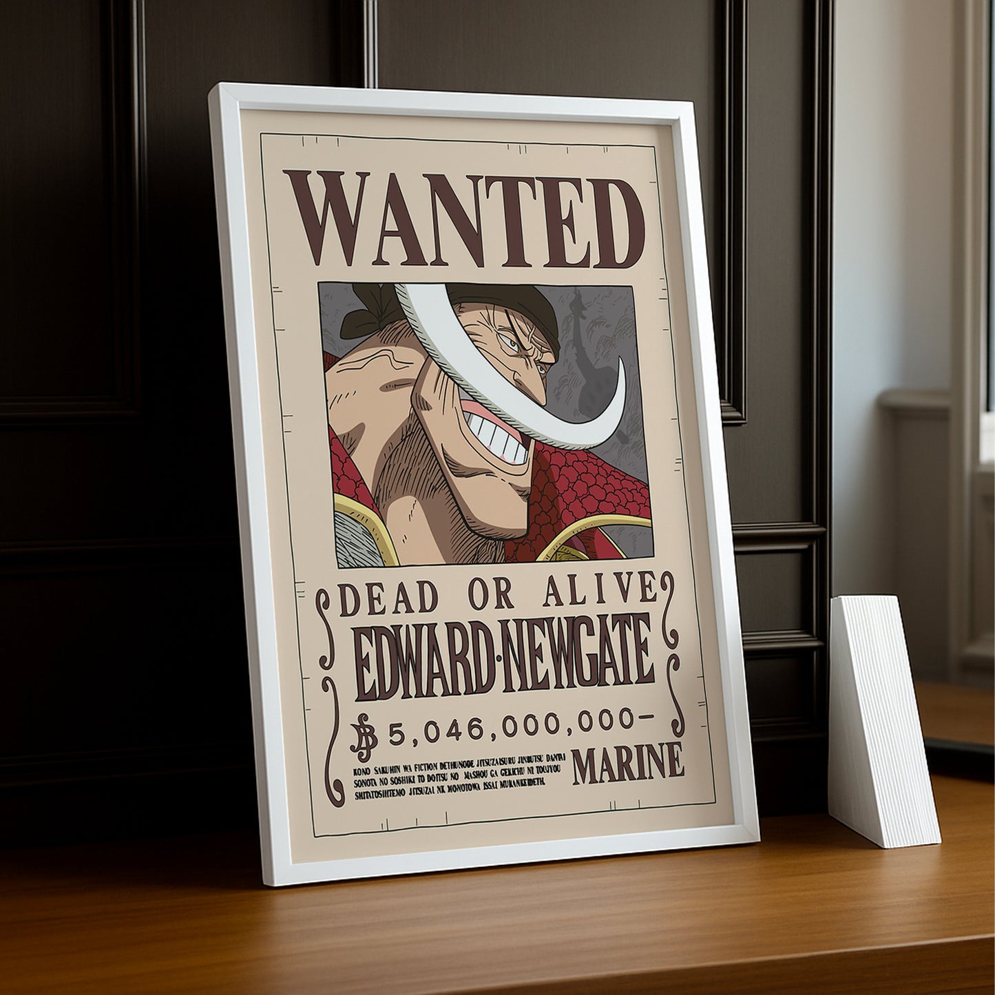 Cadre photo One Piece - Wanted Edward Newgate