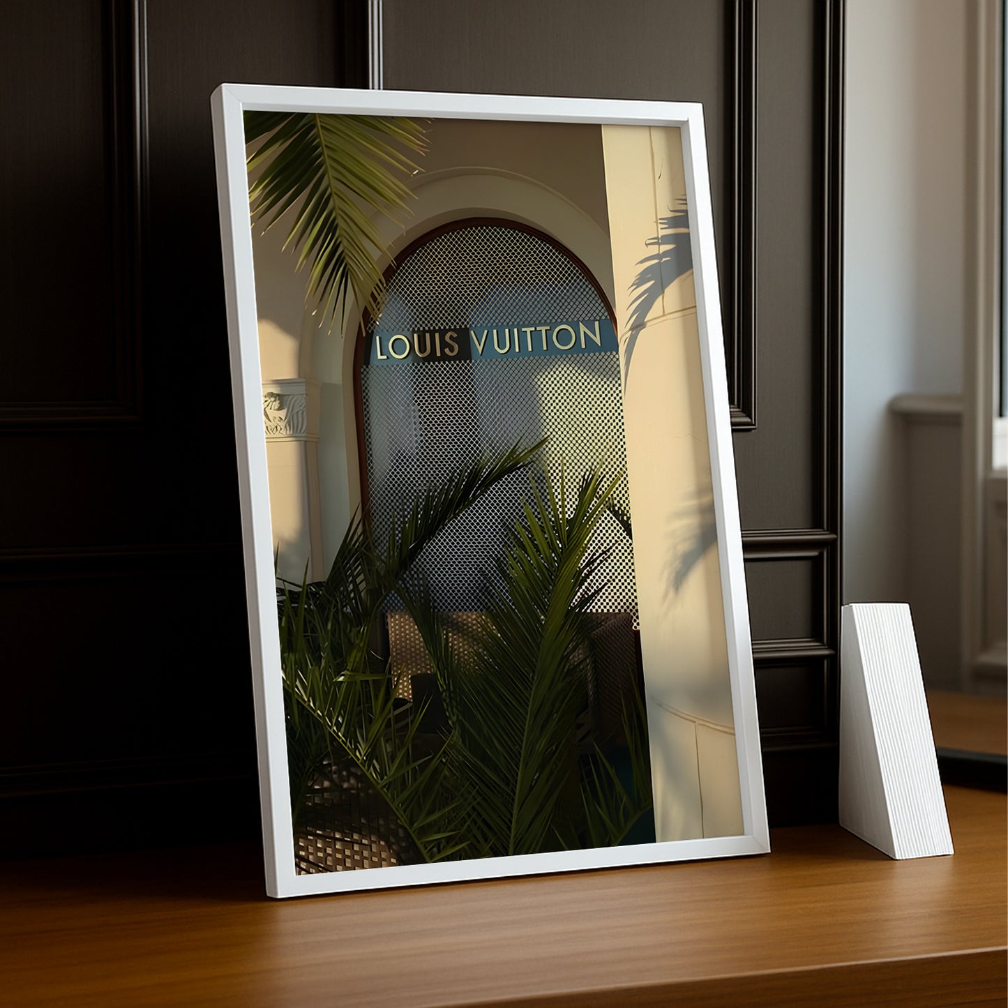 Cadre photo Louis Vuitton devanture