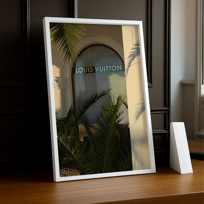 Cadre photo Louis Vuitton devanture