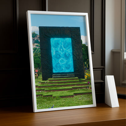 Cadre photo Minecraft - Portail