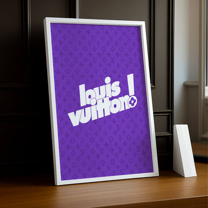 Cadre photo Louis Vuitton Purple