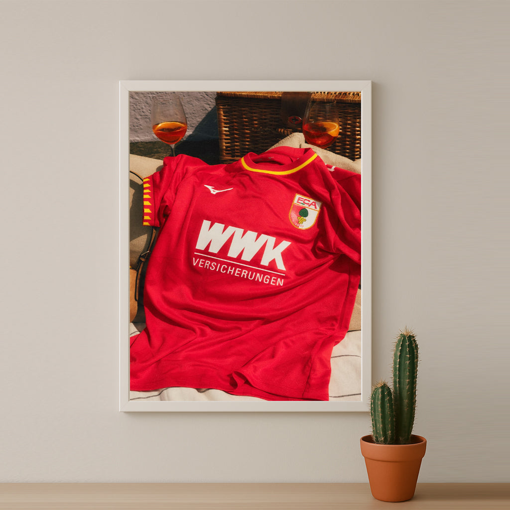 Poster Maillot Football - Augsburg Kit 25-26