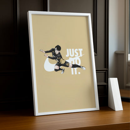 Cadre photo Volley-Ball - Just Do It Illustration