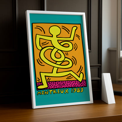 Cadre photo Keith Haring