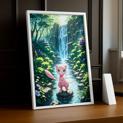 Cadre Photo Pokémon - Mewtwo Lac