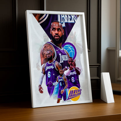 Cadre photo NBA - Lebron James Lakers