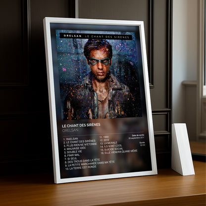 Cadre photo Album Le chant des sirènes d'Orelsan