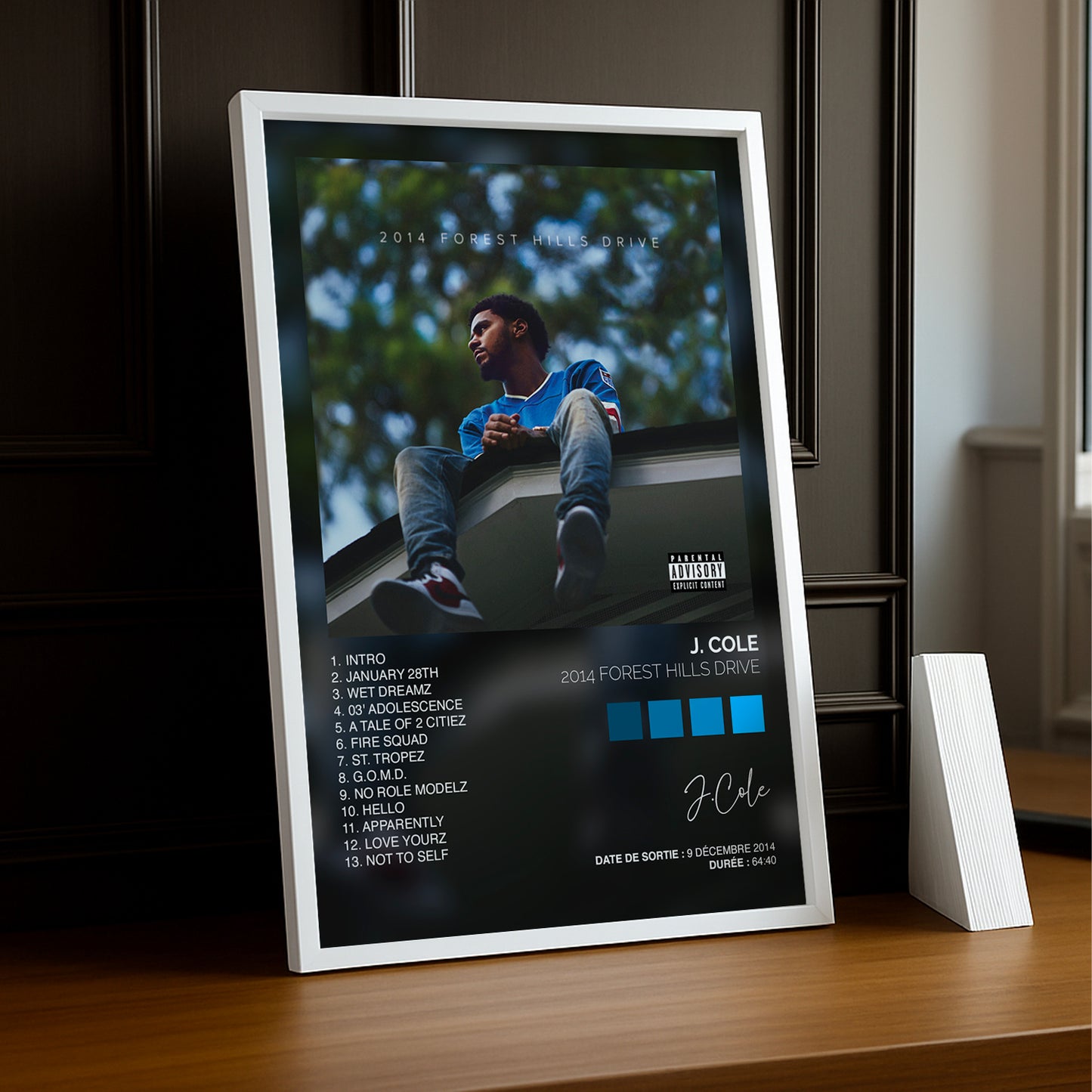 Poster J.Cole - Album 2014 Forest Hills Drive