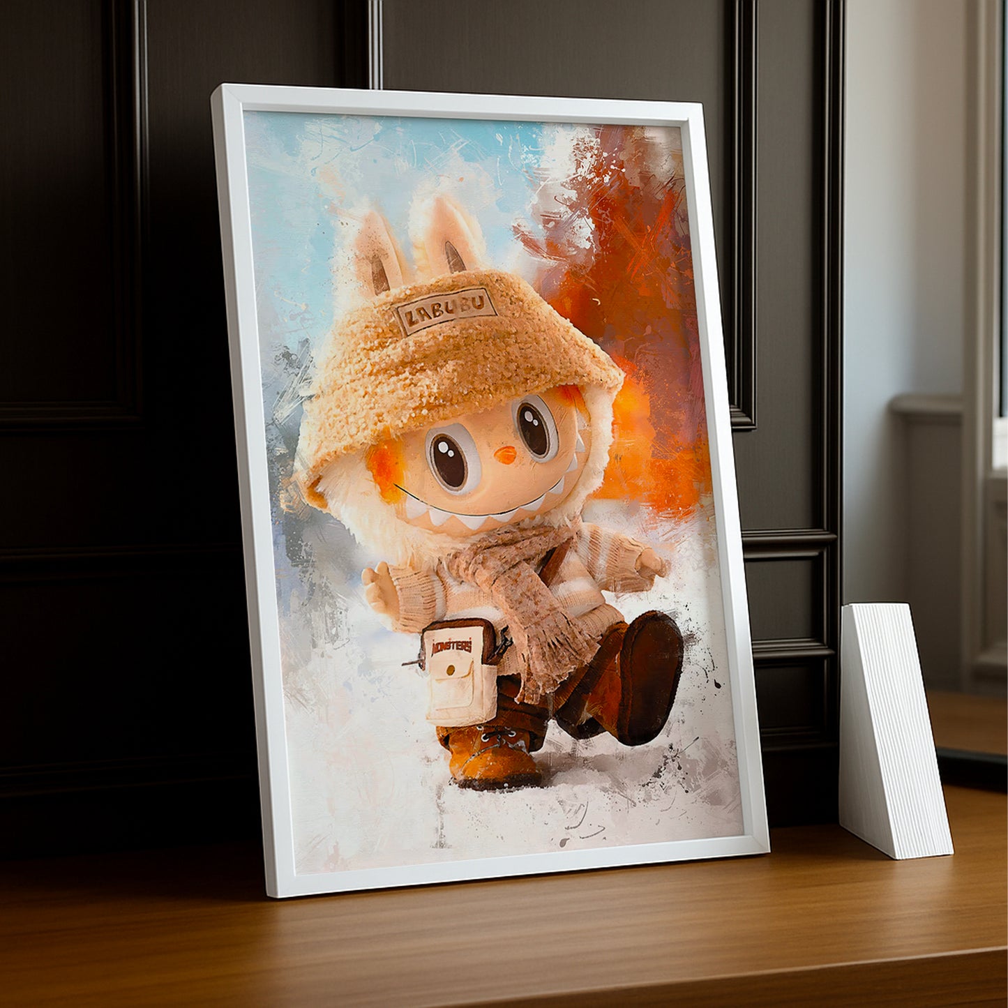 Poster Labubu - Beige