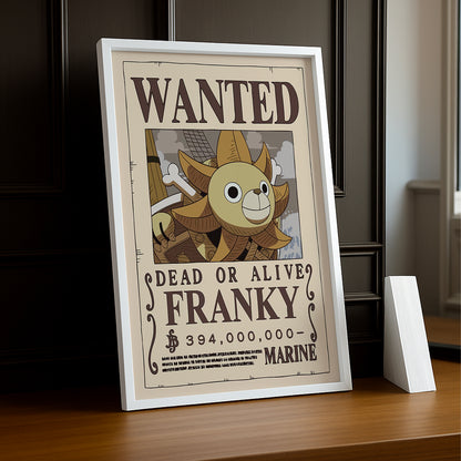 Cadre photo One Piece - Wanted Franky