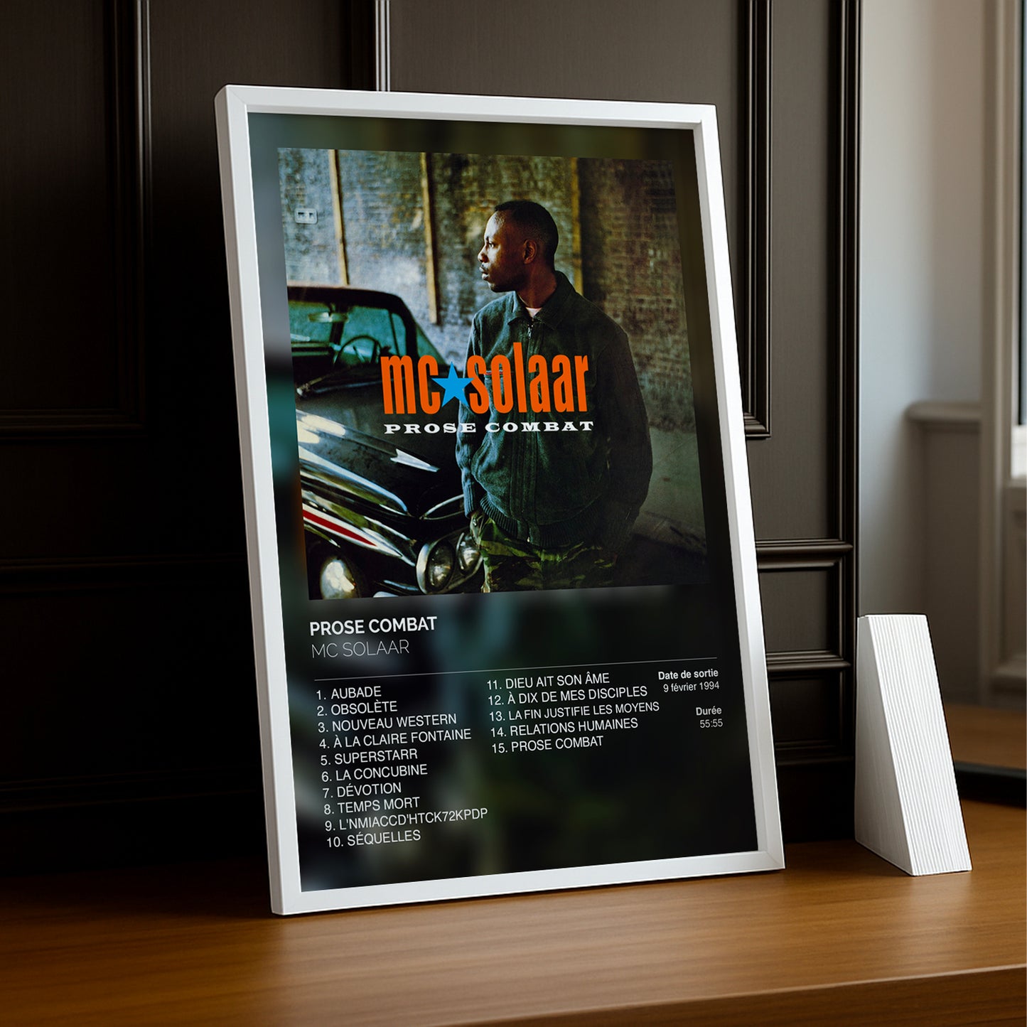 Cadre photo Prose combat McSolaar