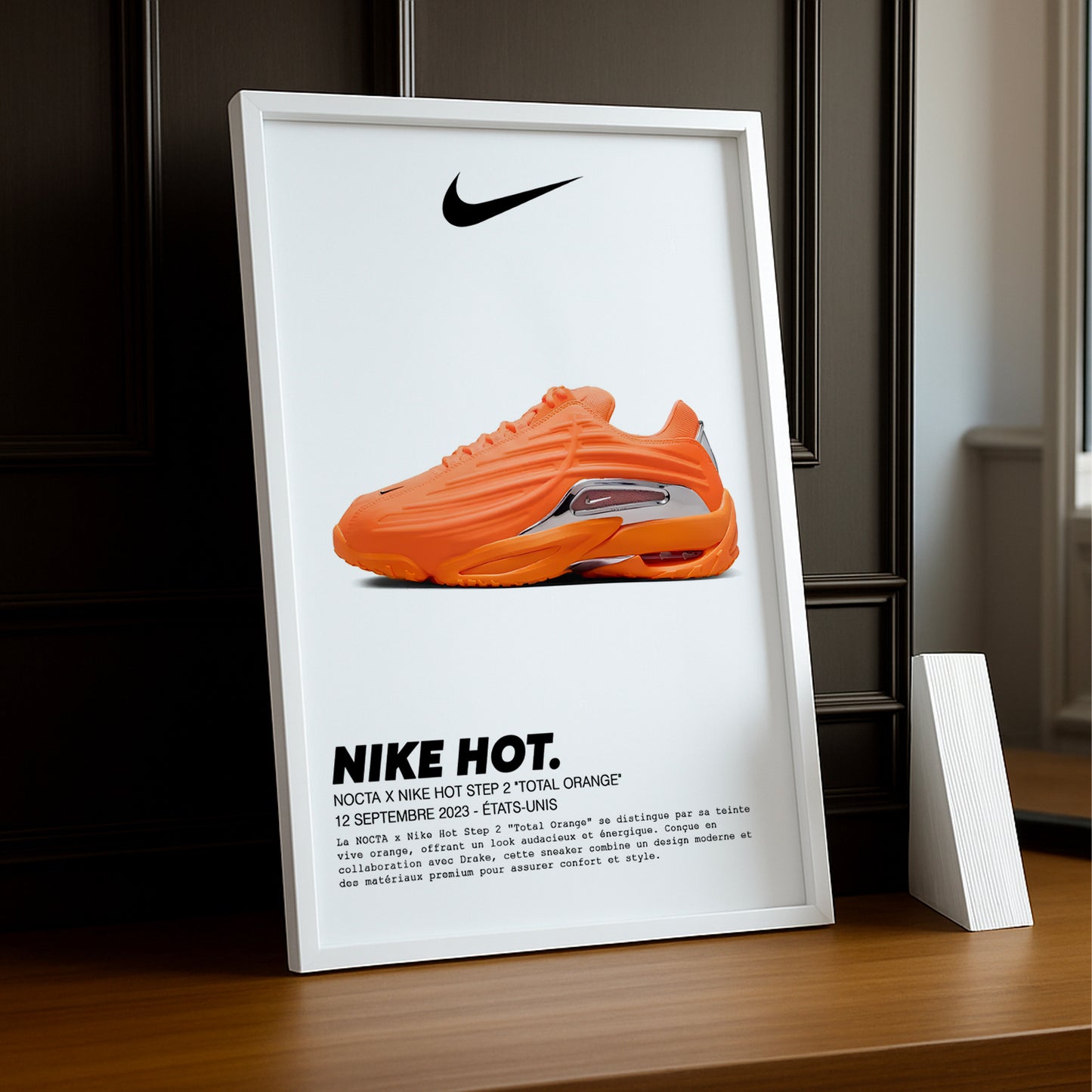 Cadre photo Nocta x Nike Hot Step 2 Total Orange