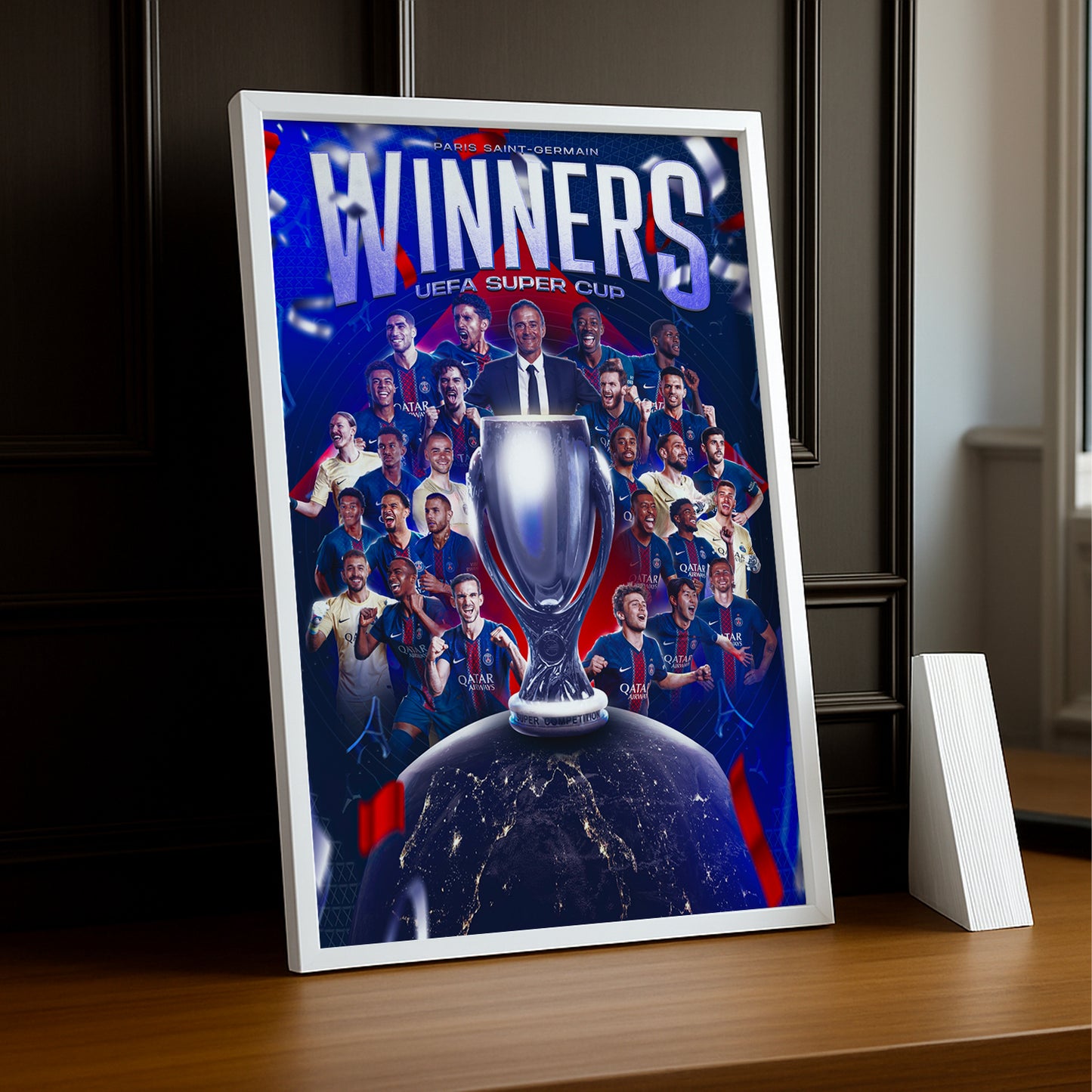 Poster Paris Saint-Germain UEFA Super Cup