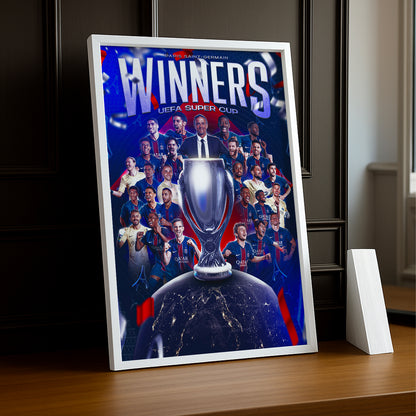 Poster Paris Saint-Germain UEFA Super Cup