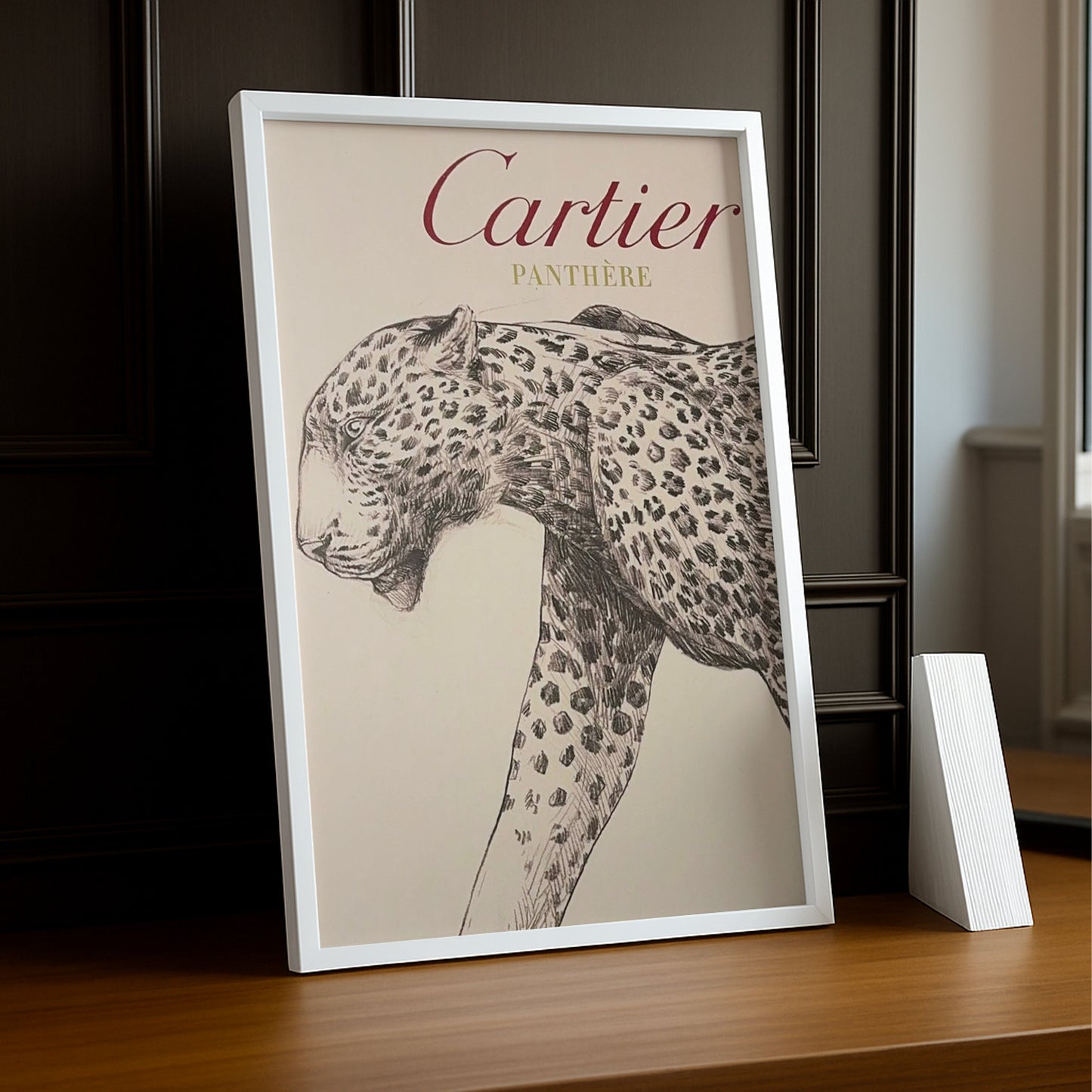 Cadre photo Cartier - Dessin Panthère