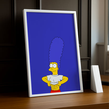 Cadre Photo Les Simpsons - Marge Simpson Abdos