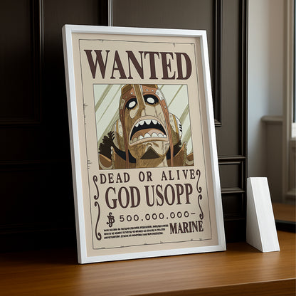 Cadre photo One Piece - Wanted God Usopp