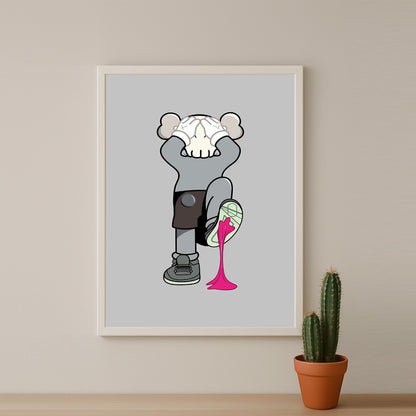 Cadre photo Kaws - Chewing-Gum