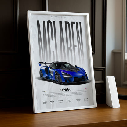Cadre photo McLaren Senna