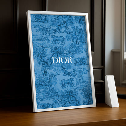Cadre photo Dior Bleu Dessin