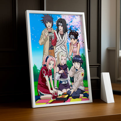Cadre Photo Naruto - Girls on Picnic