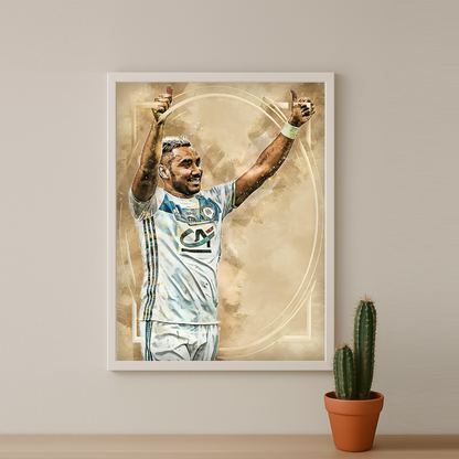 Olympique de Marseille Dimitri Payet - Poster