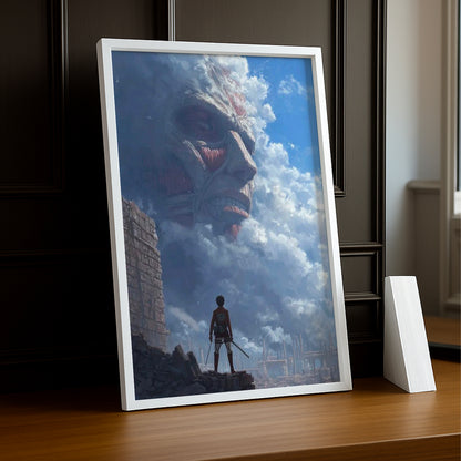 Cadre Photo Attack On Titan - Epic Scene