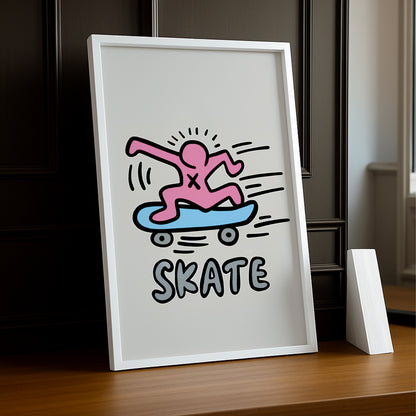 Cadre photo Keith Haring