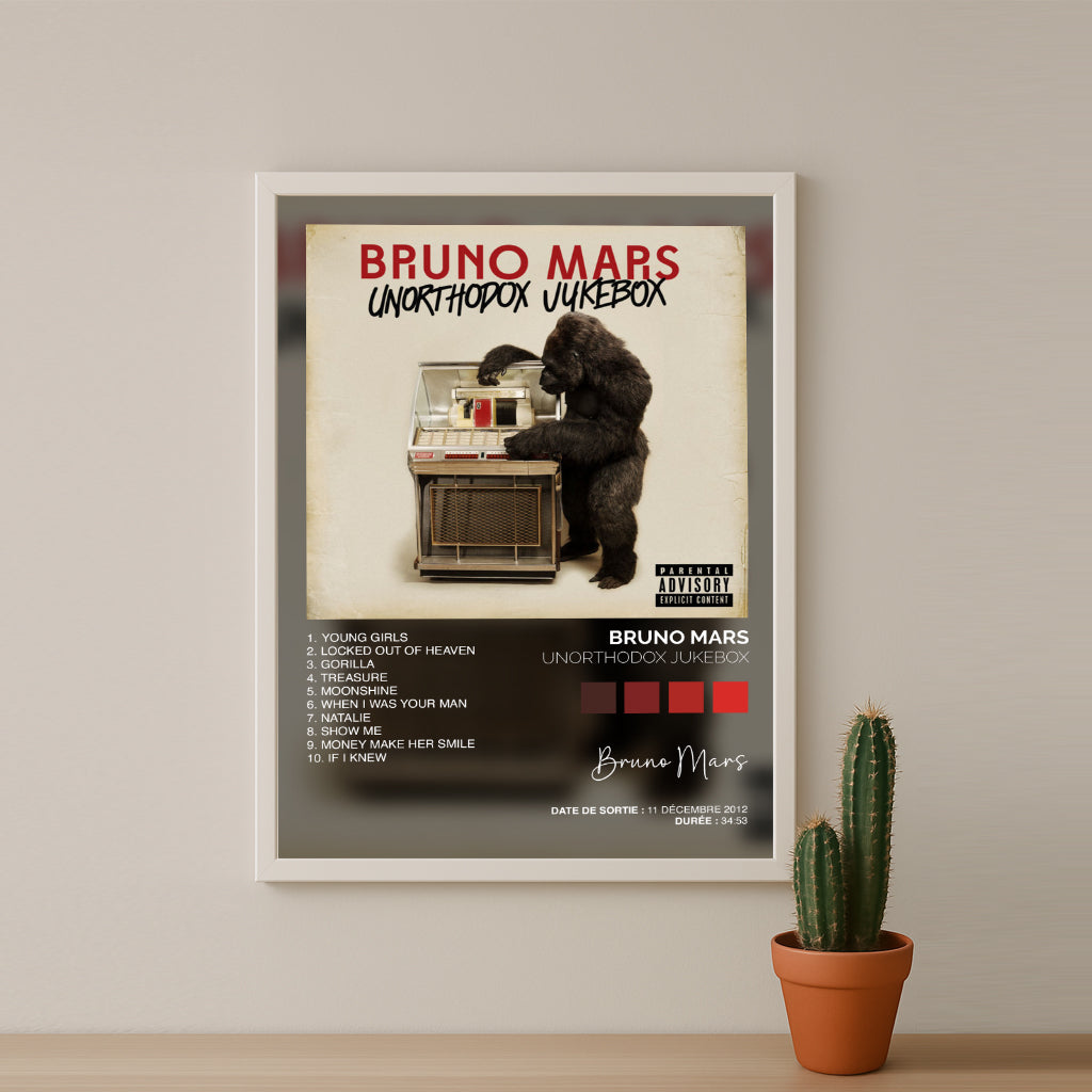 Poster Bruno Mars - Album Unorthodox Jukebox