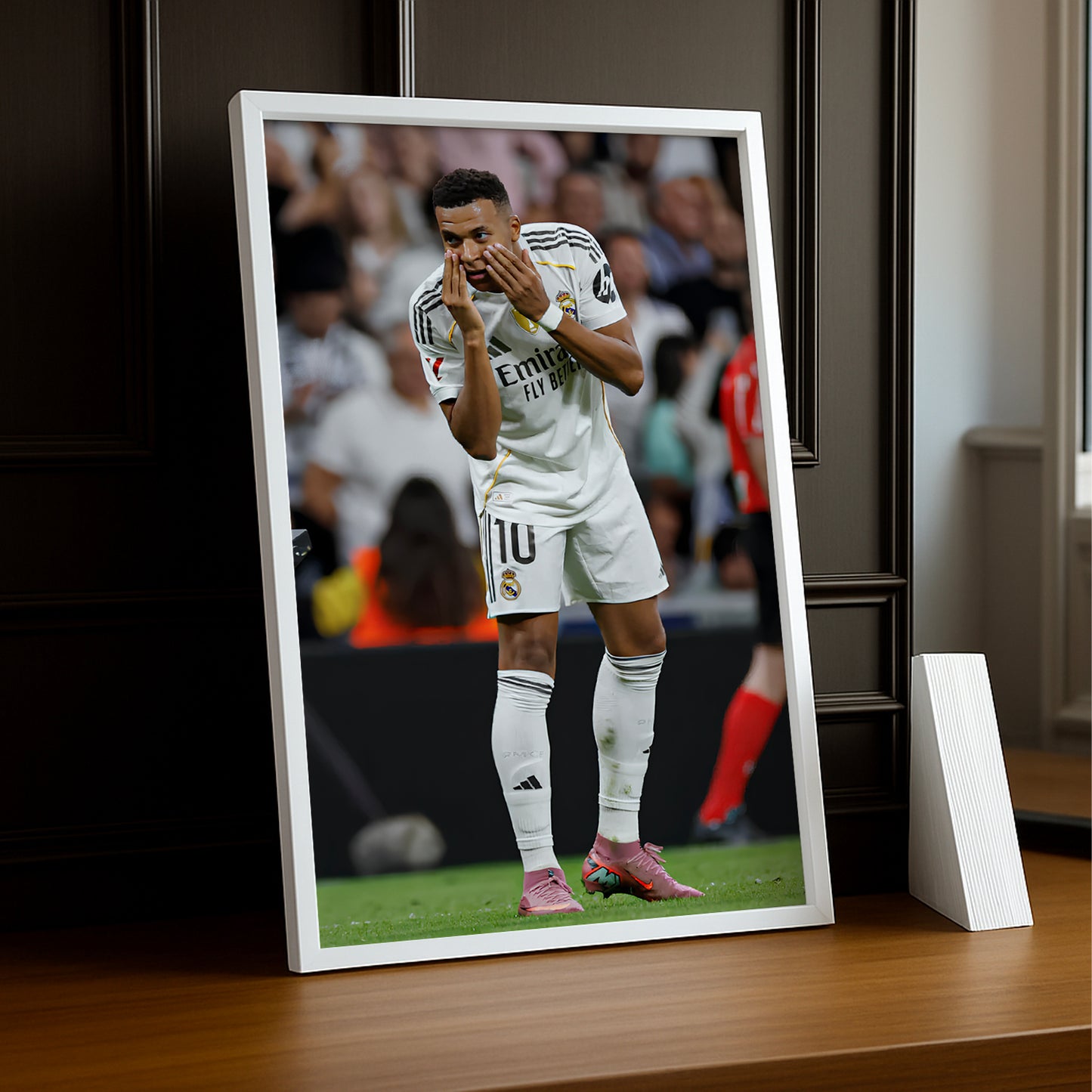 Poster encadrée Real Madrid - Kylian Mbappé Célébration