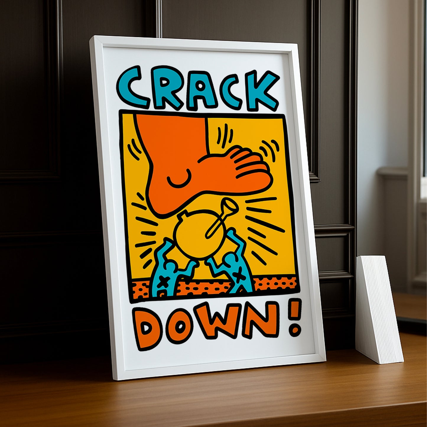 Cadre photo Keith Haring