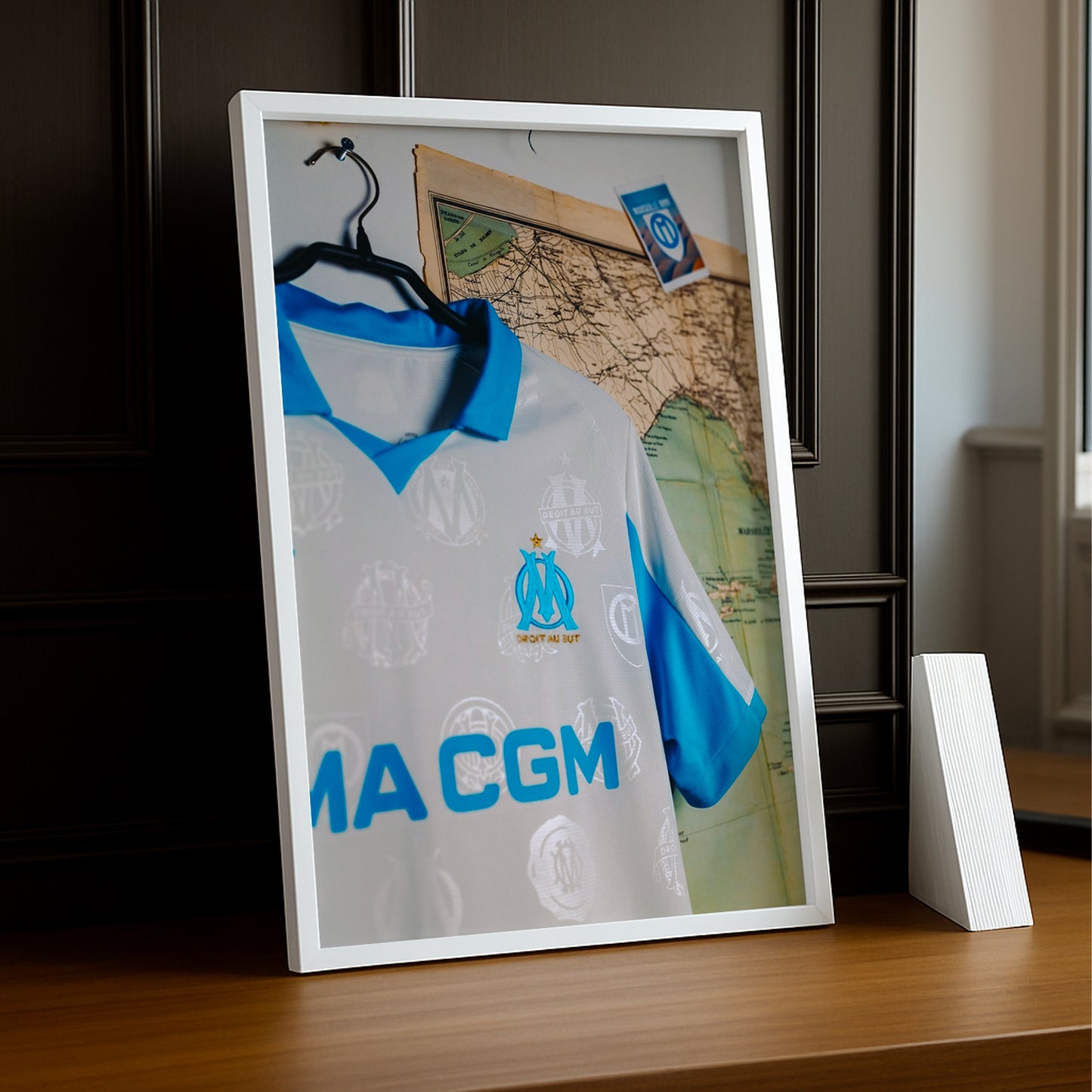Cadre photo - Maillot Olympique de Marseille 2026