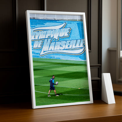 Poster encadrée Olympique de Marseille - Wall
