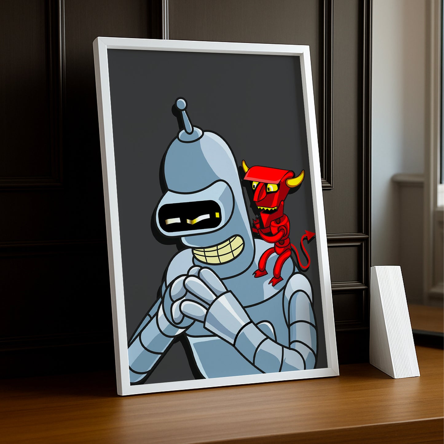 Cadre Photo Futurama - Bender Diable