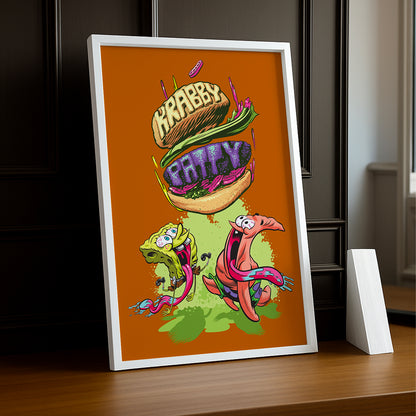 Cadre Photo Bob L'Éponge - Krabby Patty